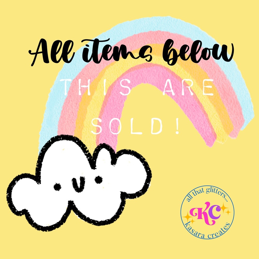 ALL ITEMS BELOW THIS POST ARE SOLD!